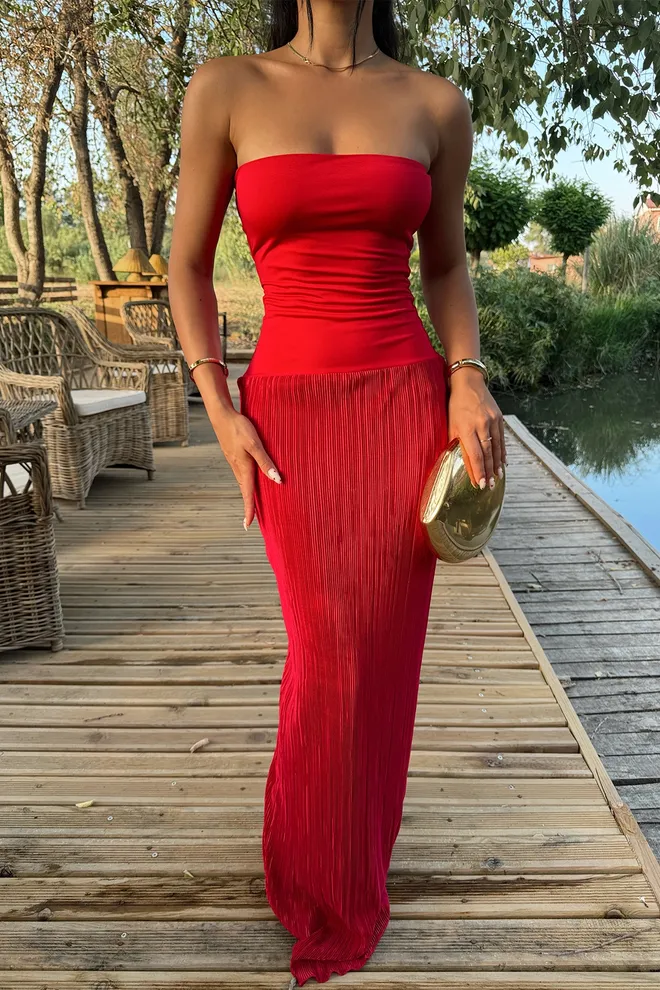 Ilia Red Maxi Dress Wholesale Clothing Wedding