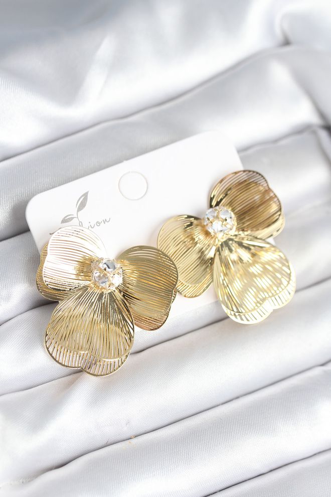 Ebijuteri Γυναικεία Σκουλαρίκια Από Ορείχαλκο Χρυσό Χρυσ Χονδρικό εμπόριο ενδυμάτων 0