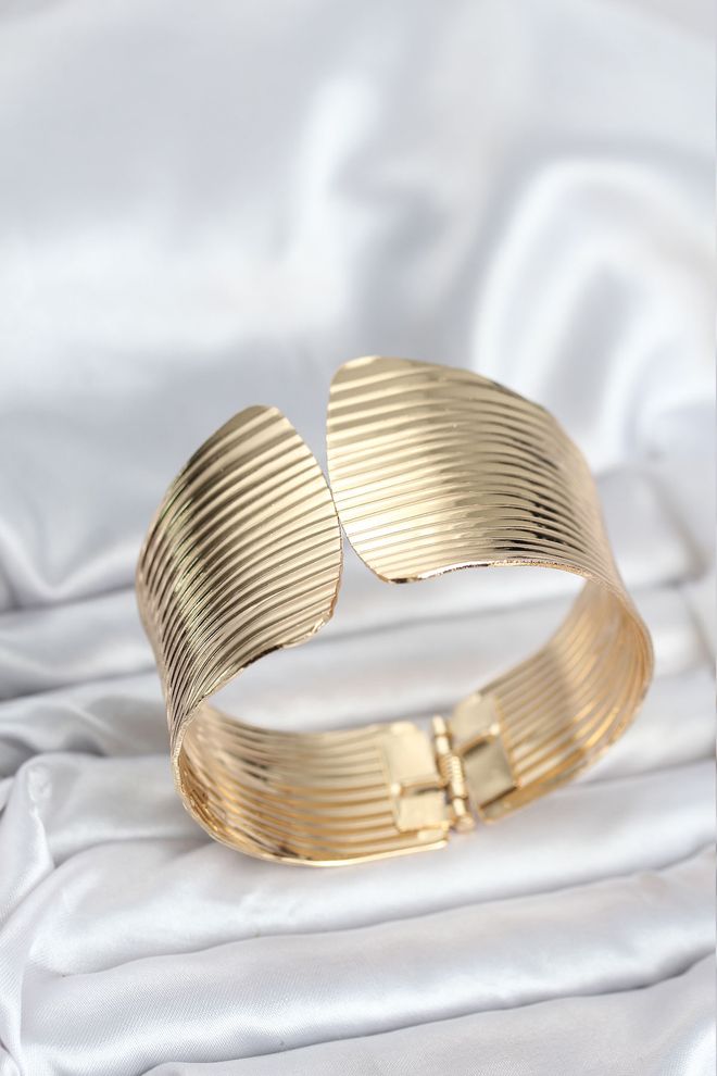 Ebijuteri Γυναικείο Βραχιόλι Από Ορείχαλκο Χρυσό Μοτίβο Πλάκας Χονδρικό εμπόριο ενδυμάτων 0