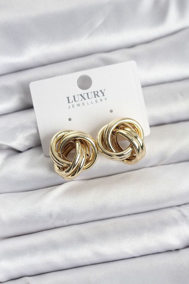 Ebijuteri Γυναικεία Σκουλαρίκια Από Ορείχαλκο Χρυσό Χρώμα Εκλεκτής Χονδρικό εμπόριο ενδυμάτων 0