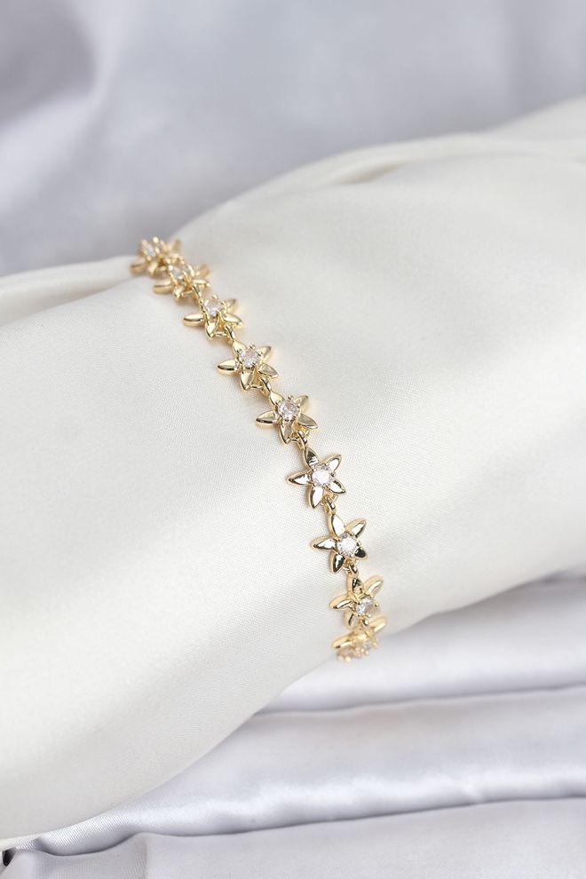 Ebijuteri Pulsera Para Mujer De La Serie Viping Con Lentejuelas Y Lentejuelas Diseño De Estrellas Y Circonitas Ropa al por mayor 0