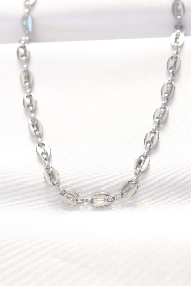 Ebijuteri Gemici Zincir Kolye Gümüş Toptan Giyim 0