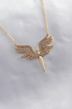 Un model de îmbrăcăminte angro poartă 40710 - Necklace - Gold, turcesc angro Colier de Ebijuteri
