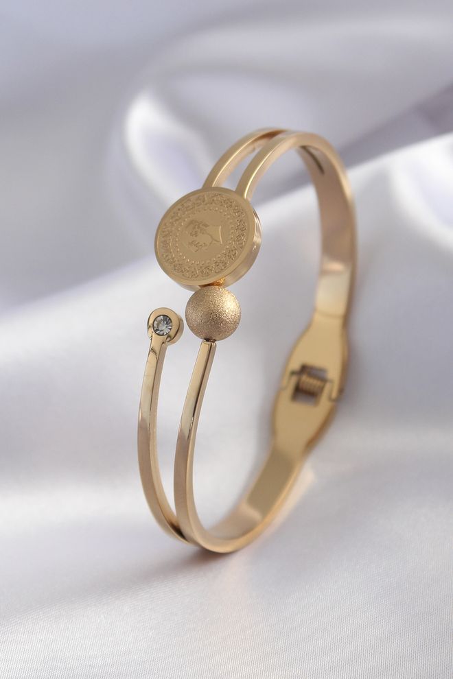 Ebijuteri Steel Bracelet Gold Wholesale Clothing 0