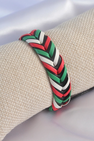 A wholesale clothing model wears  Bracelet - Multicolor
, Turkish wholesale Bracelet of Ebijuteri