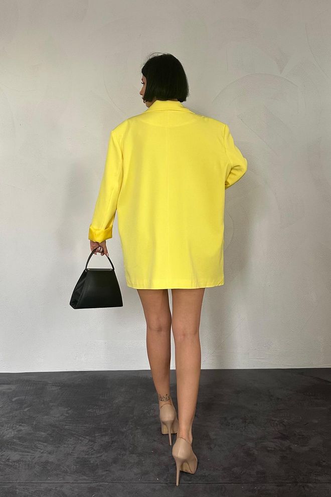 Elisa Ocko Bunda Žltá Veľkoobchod s oblečením 2