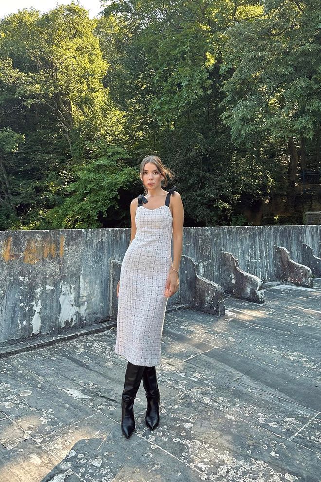 Elisa Rochie Ribbon Pudra Îmbrăcăminte cu ridicata Casual