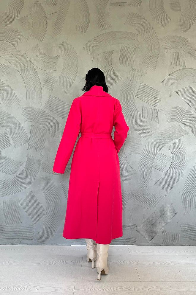 L&C Φούξια Κομψό Σακάκι Wrapover Χονδρικό εμπόριο ενδυμάτων Φθινόπωρο