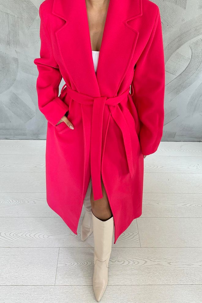 L&C Φούξια Κομψό Σακάκι Wrapover Χονδρικό εμπόριο ενδυμάτων Εργασία