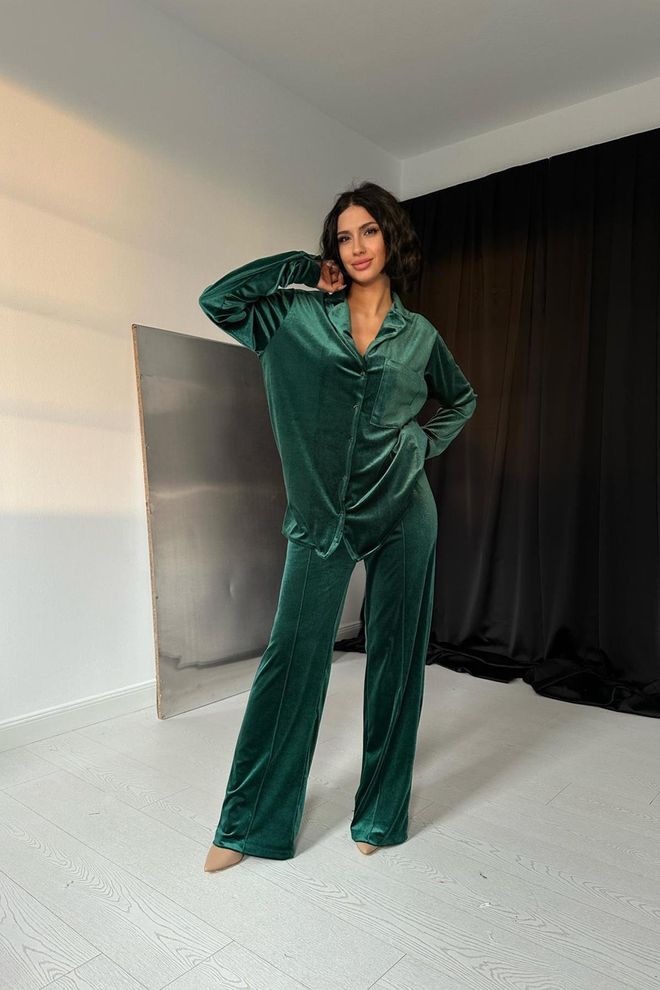 L&C Grün Elegantes Formelles Set Großhandelskleidung Lässig