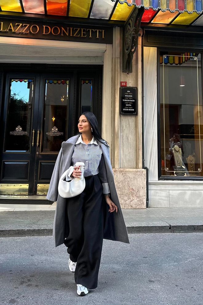 Elisa Cappotto lungo Grigio Abbigliamento all'ingrosso Casuale