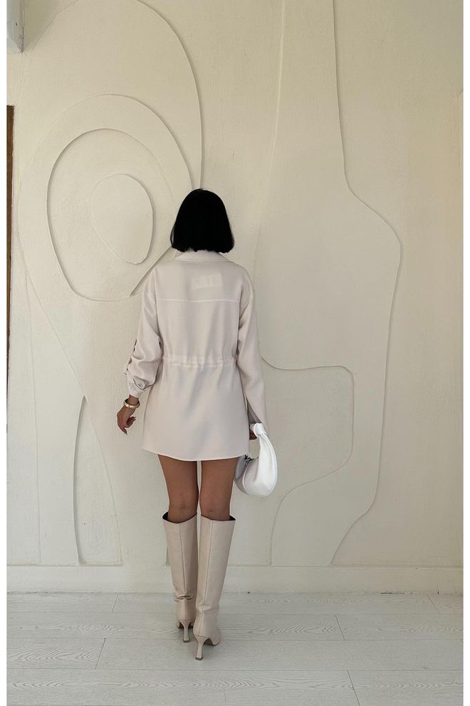 L&C Béžová Neformálna Elegantná Formálna Košeľa Veľkoobchod s oblečením Narodeniny