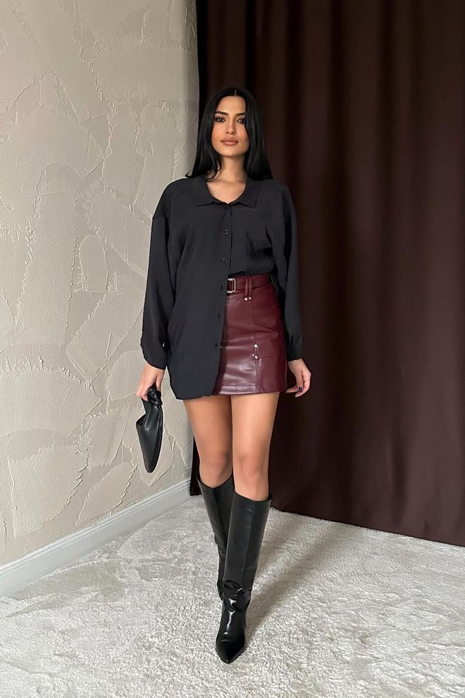 Elisa Cămașă Casual Negru Îmbrăcăminte cu ridicata Casual