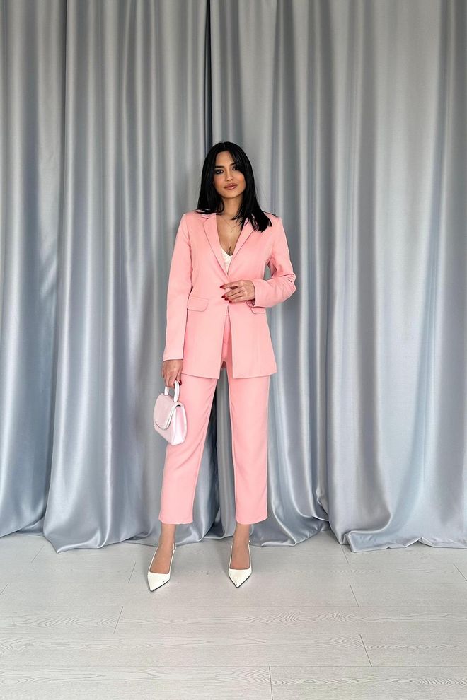 L&C Ροζ Επίσημο Κομψό Ταγέρ Χονδρικό εμπόριο ενδυμάτων Επίσημο