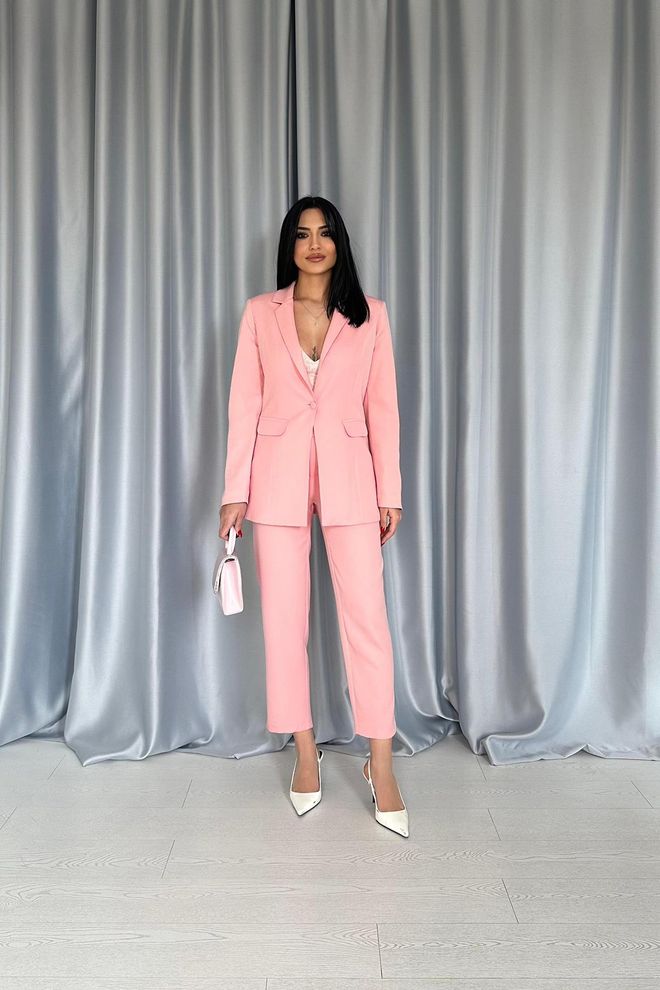 L&C Pink Formal Elegant Suit Wholesale Clothing No Fabric