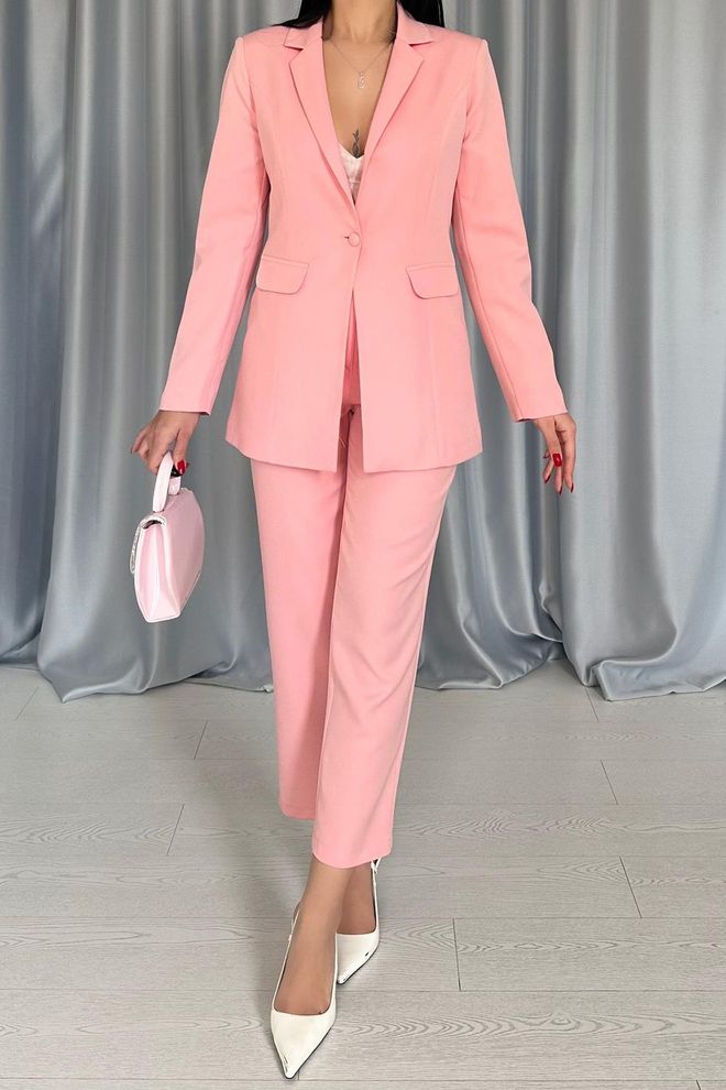 L&C Pink Formal Elegant Suit Wholesale Clothing Fall