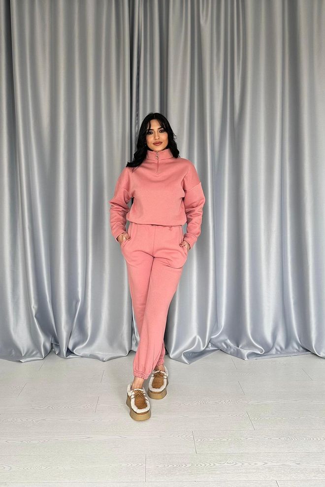 L&C Trening Roz Cu Pantaloni Jogger Cu Picior Balon Îmbrăcăminte cu ridicata Fără țesătură