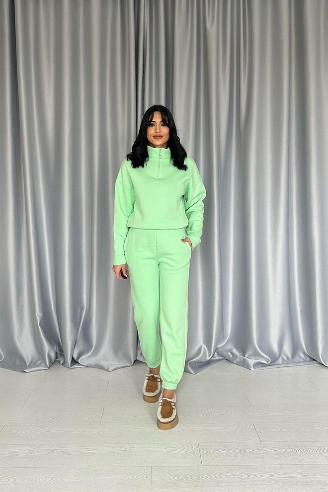 L&C Green Tracksuit Casual Sport Streetwear Jogger Wholesale Clothing Sport