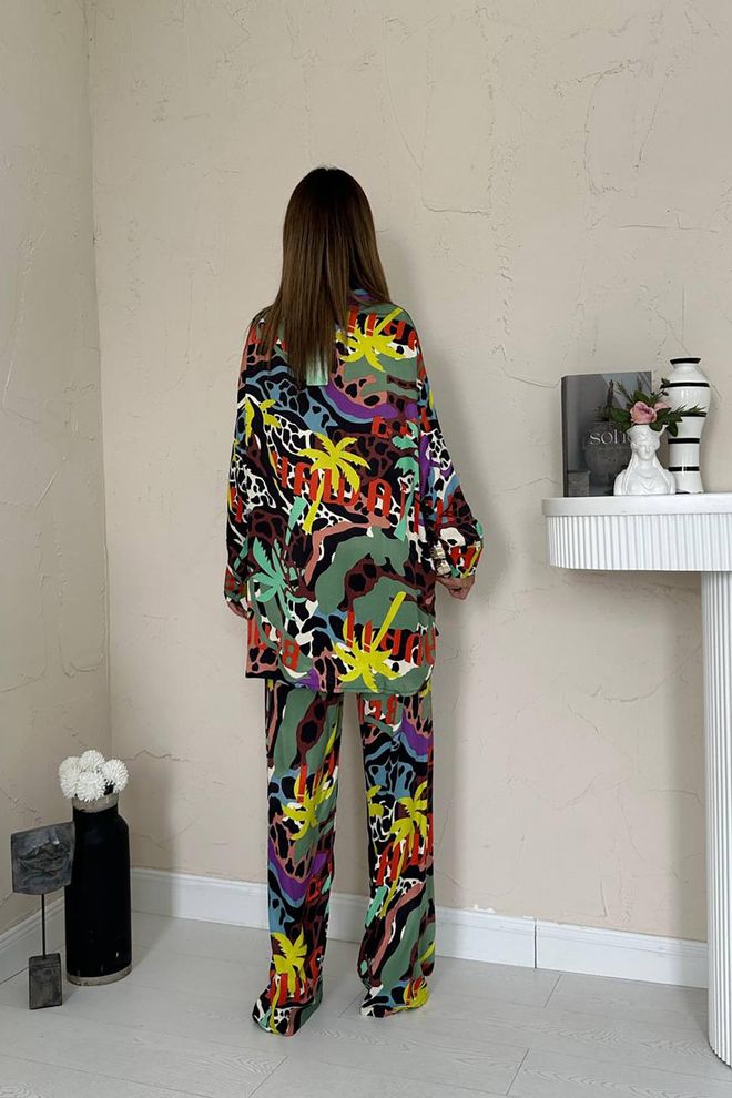 L&C قميص ملون كاجوال وأزياء الشارع ملابس بالجملة ملابس الشارع