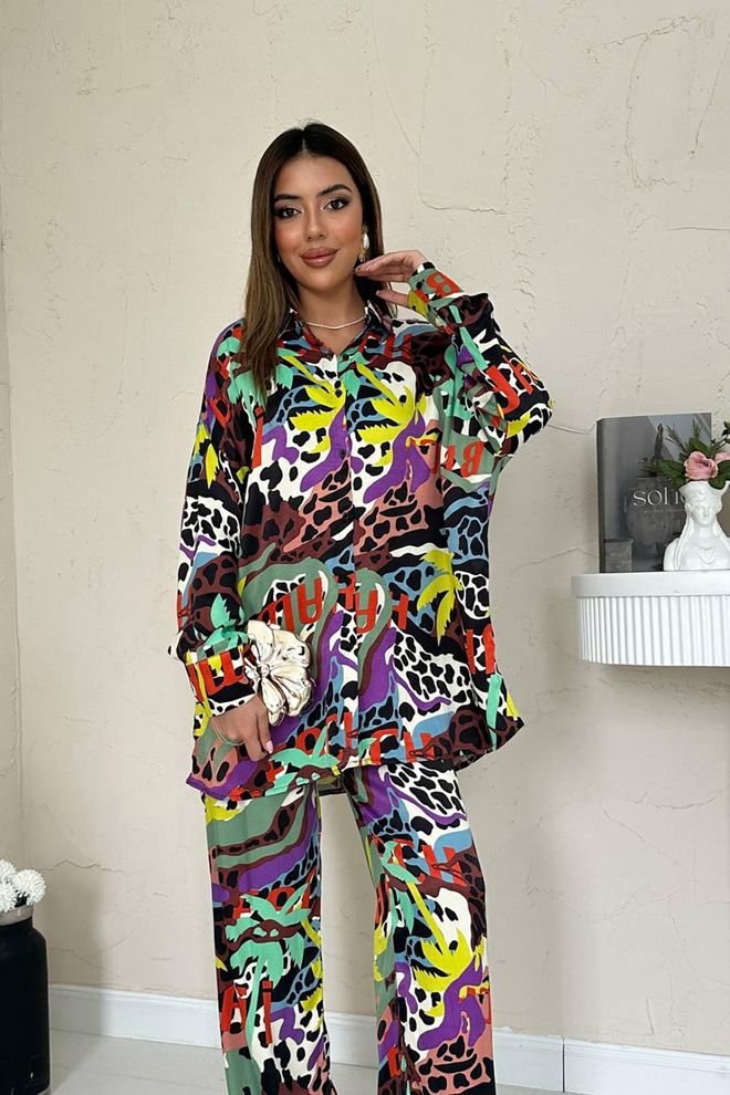 L&C قميص ملون كاجوال وأزياء الشارع ملابس بالجملة عيد ميلاد