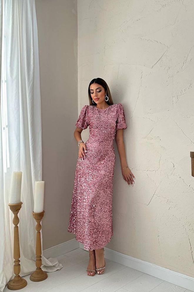 Elisa Pink Glam Elegant Formal Dress Wholesale Clothing Formal