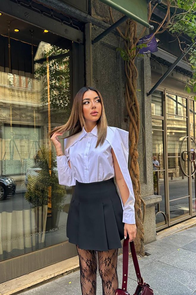 Elisa Camicia Bianca Formale Sexy Elegante Abbigliamento all'ingrosso Sexy