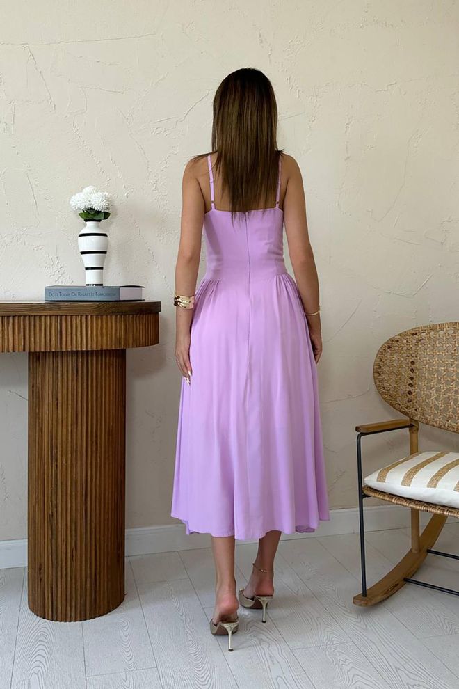 L&C Elegancka Różowa Sukienka Fit And Flare Hurtowa sprzedaż odzieży 5