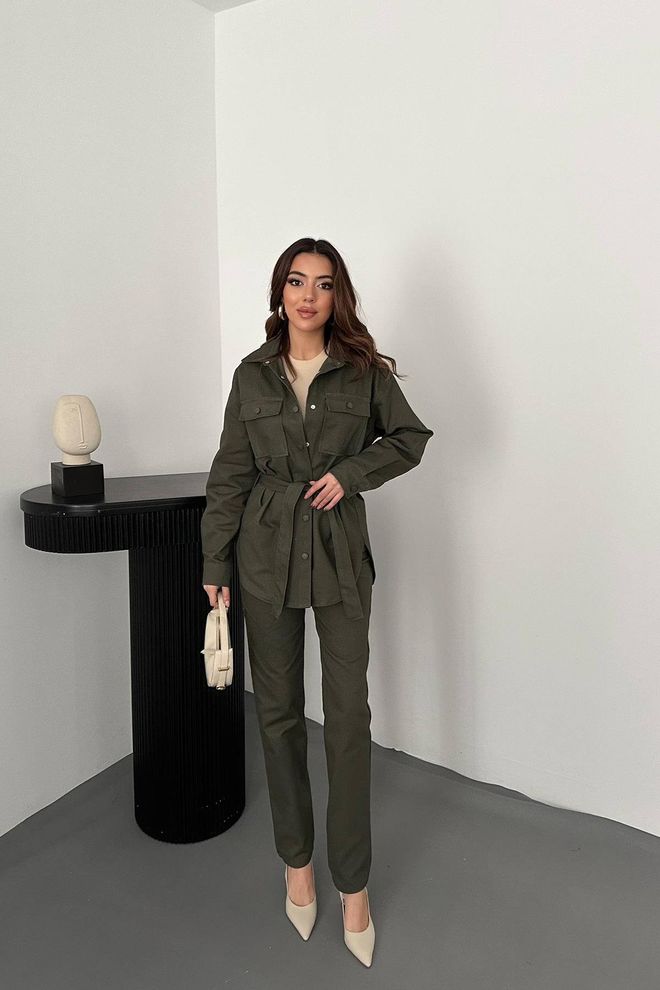 Elisa Set Verde Casual Elegante Formale Abbigliamento all'ingrosso Casuale