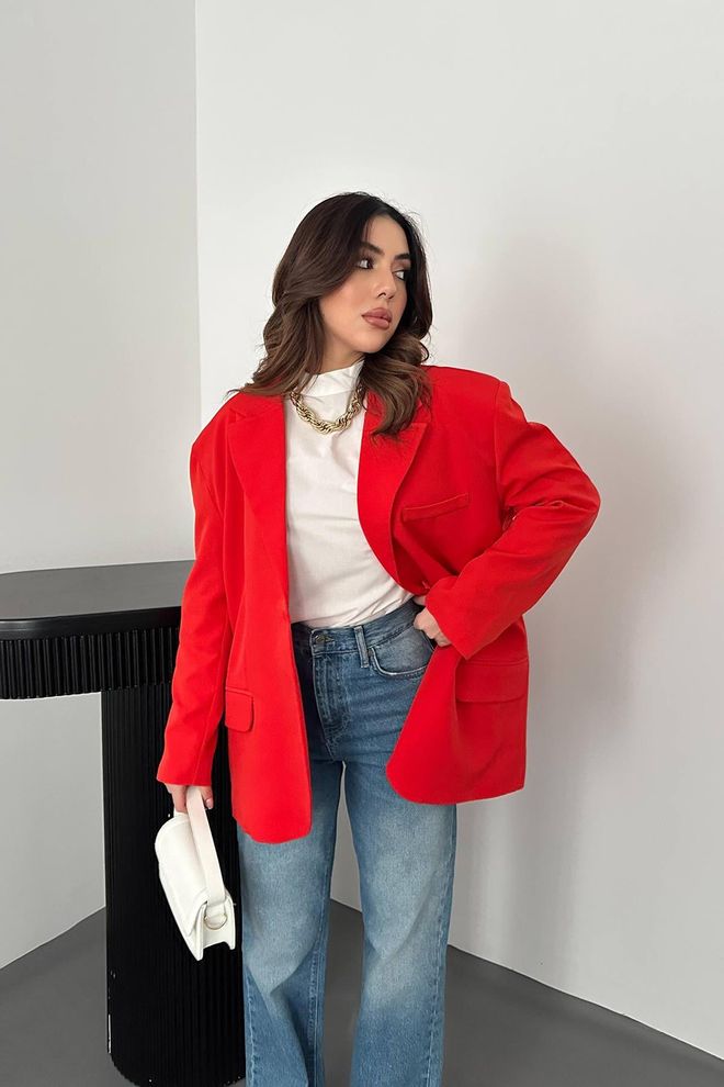 Elisa Blazer Ceket Mercan Toptan Giyim Resmi