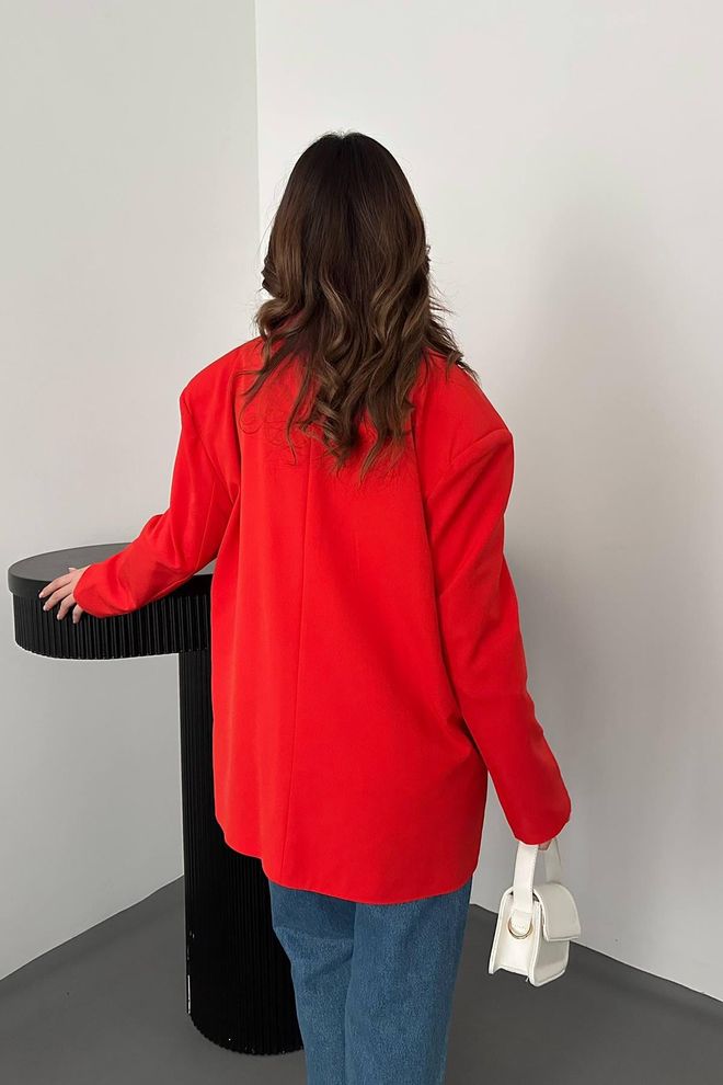 Elisa Blazer Jacket Coral Wholesale Clothing 4