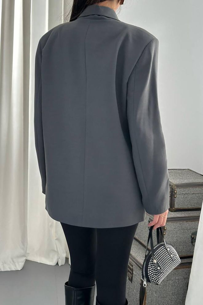 Elisa Blazer Jacket Smoke Wholesale Clothing Spring