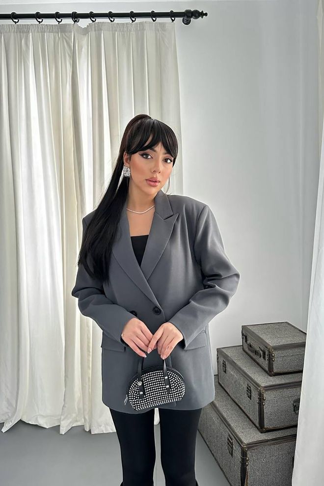 Elisa Blazer Jacket Smoke Wholesale Clothing Formal