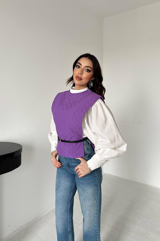 Elisa Set Violet Casual Elegant Boho Îmbrăcăminte cu ridicata 1