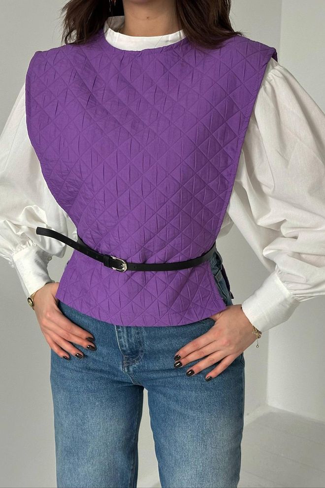 Elisa Set Violet Casual Elegant Boho Îmbrăcăminte cu ridicata Boho