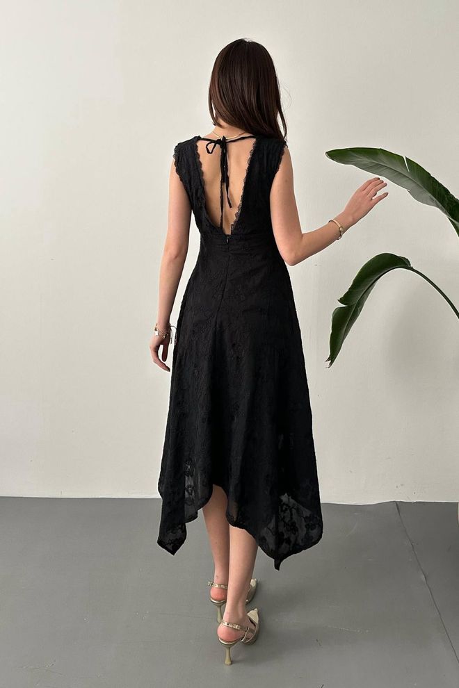 Elisa Elegant Black Fit And Flare Dress Wholesale Clothing Sexy
