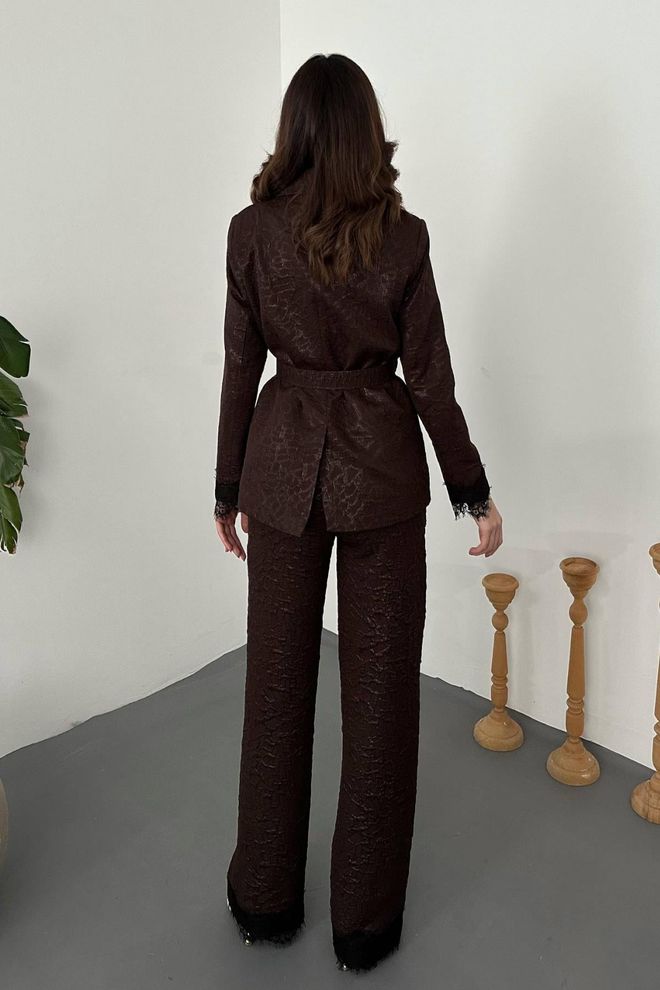 Elisa Brown Elegant Formal Vintage Set Wholesale Clothing Vintage