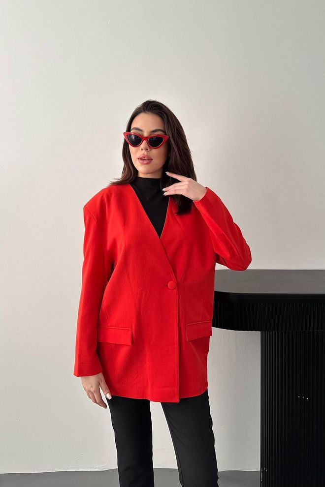 Elisa Jakna S Elastičnom Suknjom Koraljna Veleprodaja odjeće Ležerni