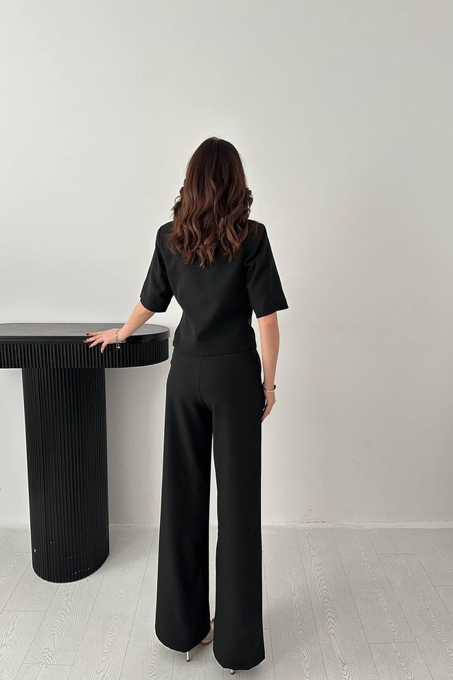 Elisa Black Formal Elegant Set Wholesale Clothing 5