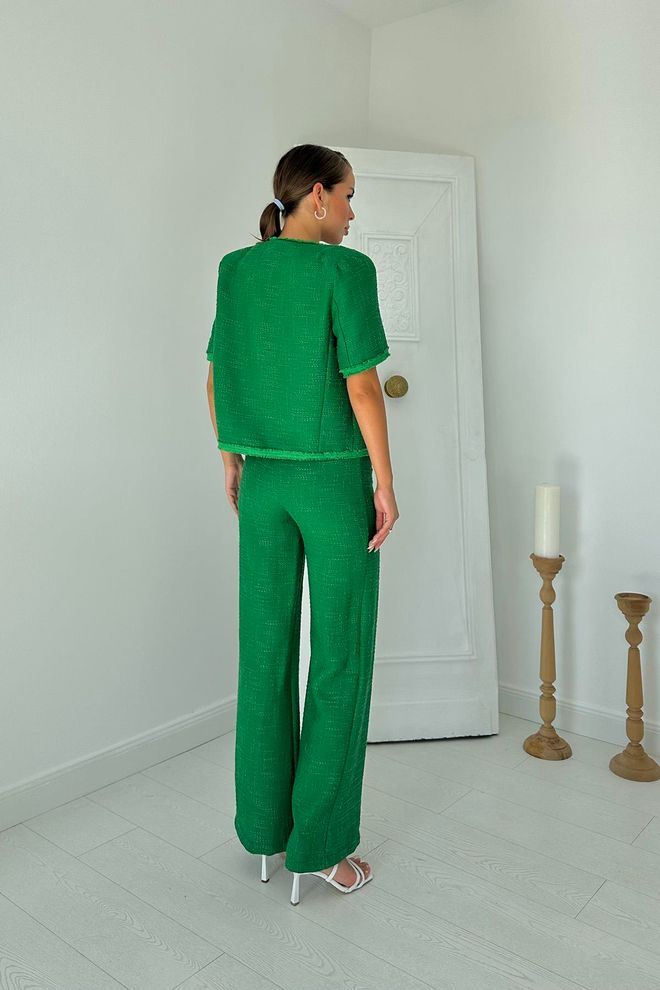 L&C Зеленый Элегантный Комплект Для Работы И Вечеринки Оптовая продажа одежды Формальный