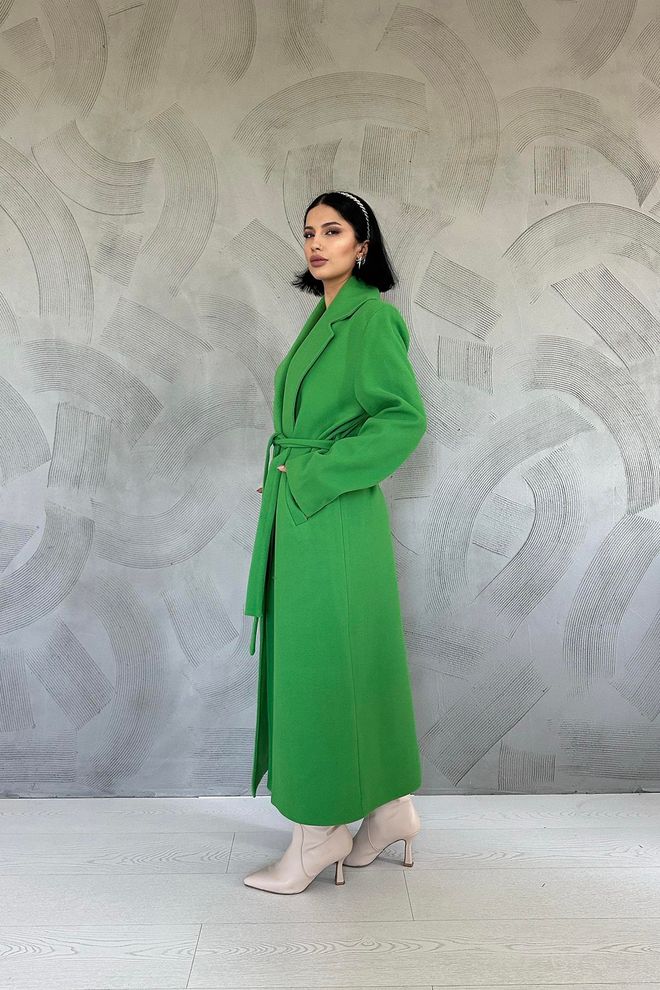 L&C Πράσινο Κομψό Επίσημο Vintage Σακάκι Με Τύλιγμα Χονδρικό εμπόριο ενδυμάτων Πολυεστέρας