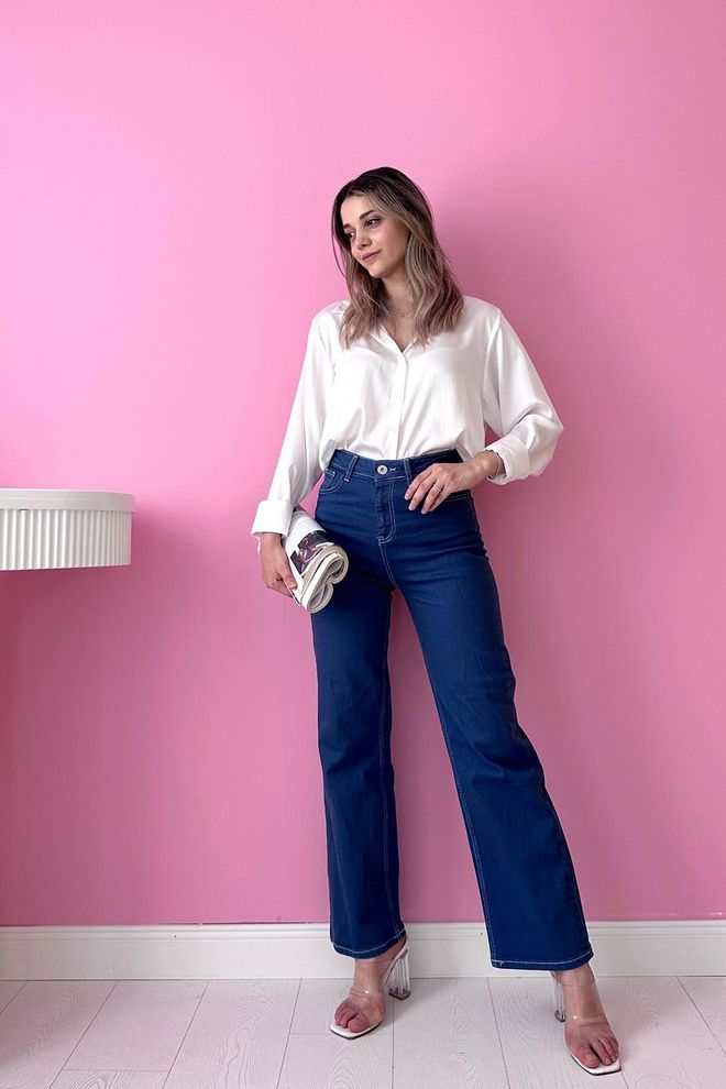 Elisa Jeans Blu Abbigliamento all'ingrosso Casuale