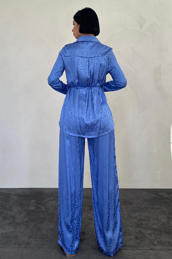 L&C Fato Azul Elegante Formal Glamoroso Roupas por atacado Trabalho