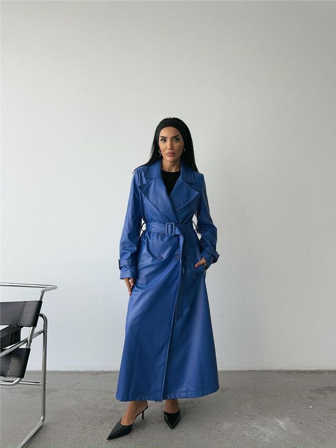 ESPADA Gabardine Azul Elegante Formal Roupas por atacado Formal