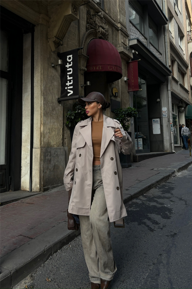 Ello Gabardina Piedra Ropa al por mayor Casual