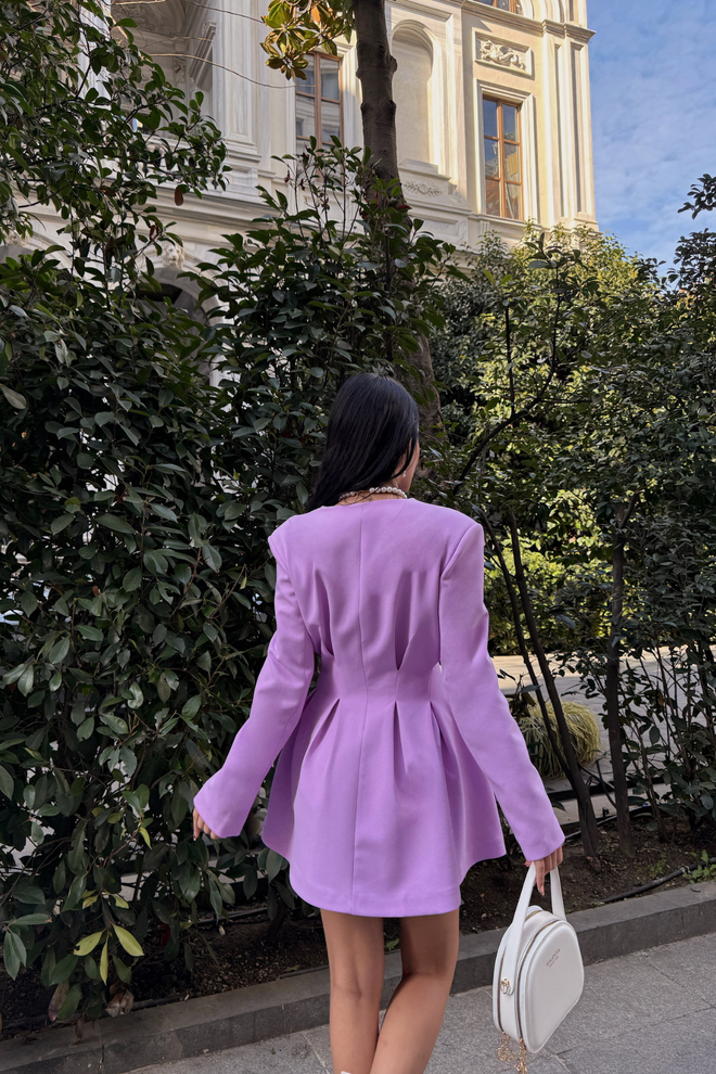 Ello Jacket Dress With Punch Detailed Wholesale Clothing Formal