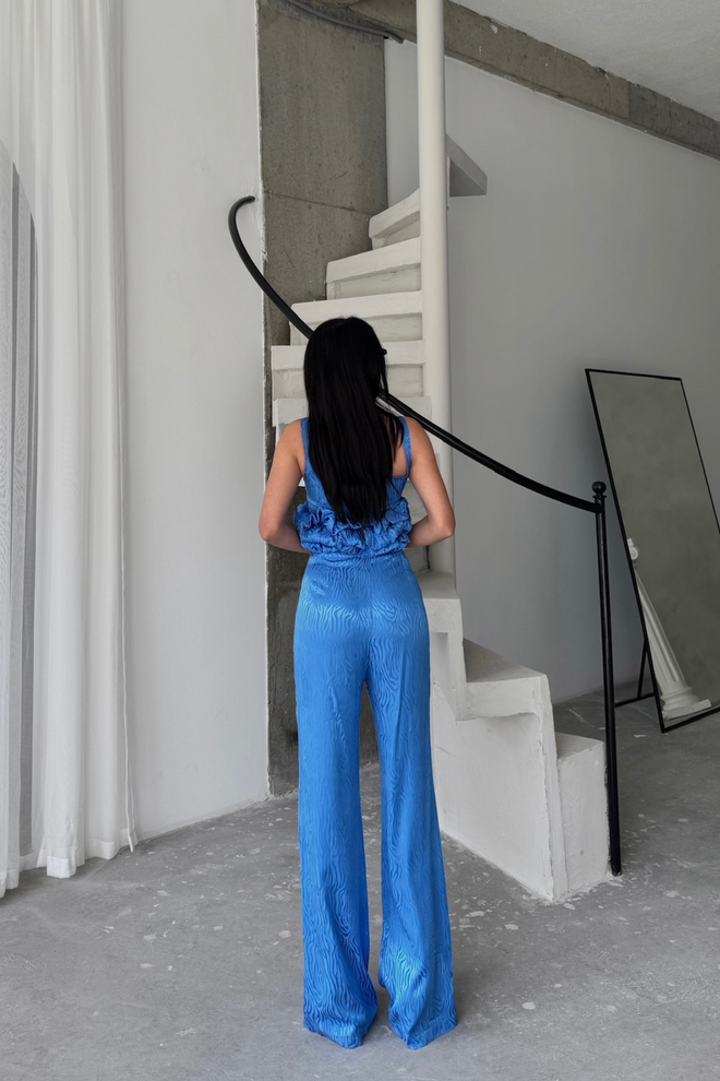 ESPADA Albastru Elegant Formal Glam Set Îmbrăcăminte cu ridicata Glam