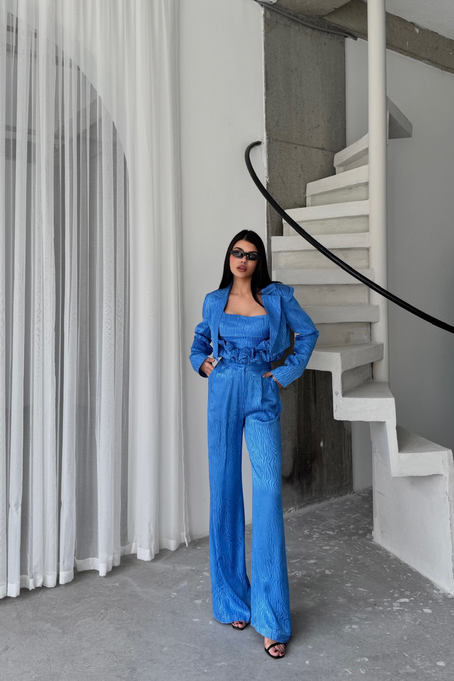 ESPADA Albastru Elegant Formal Glam Set Îmbrăcăminte cu ridicata Primăvară