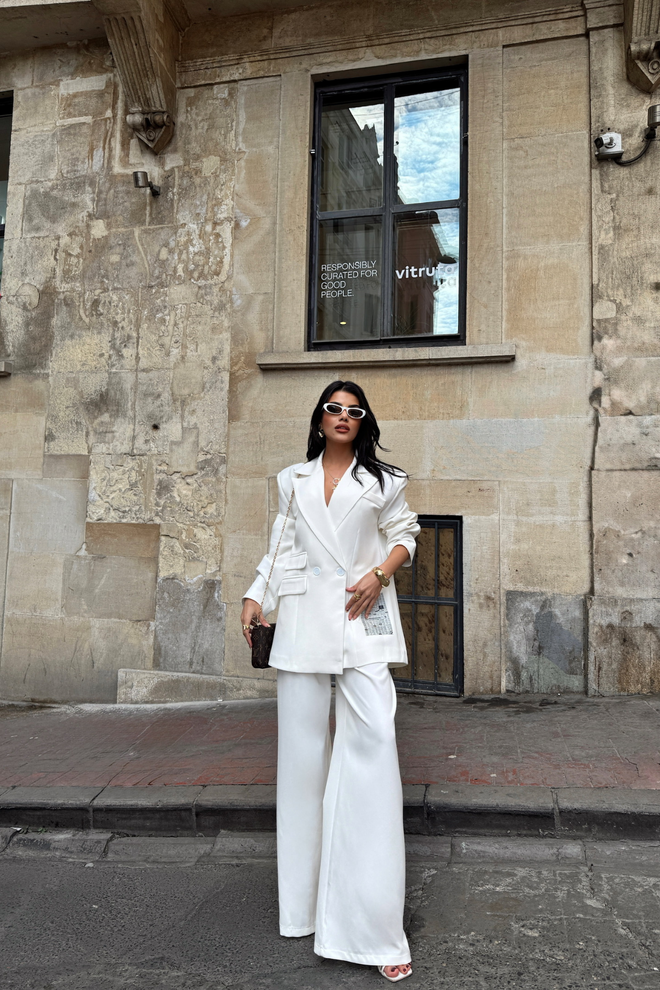 ESPADA Белый Формальный Элегантный Негабаритный Поставил Оптовая продажа одежды Коктейль