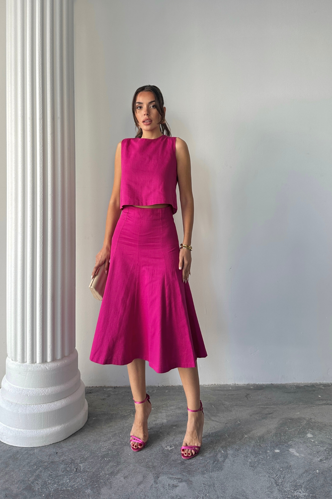 Ello Ensemble Fuchsia Élégant Vêtements en gros Ancien