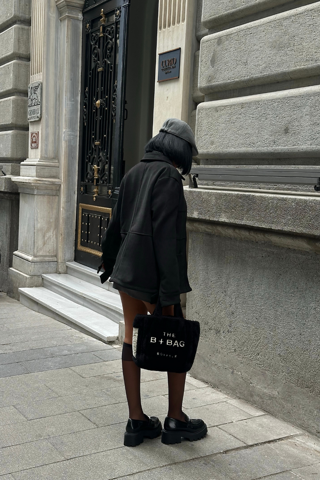 Ello Black Casual Streetwear Elegant Jacket Wholesale Clothing Spring